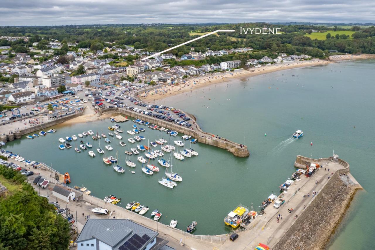 Ivydene - Beautiful Cottage, Stone Throw From Beach, Wonderful Sea Views Saundersfoot Ngoại thất bức ảnh